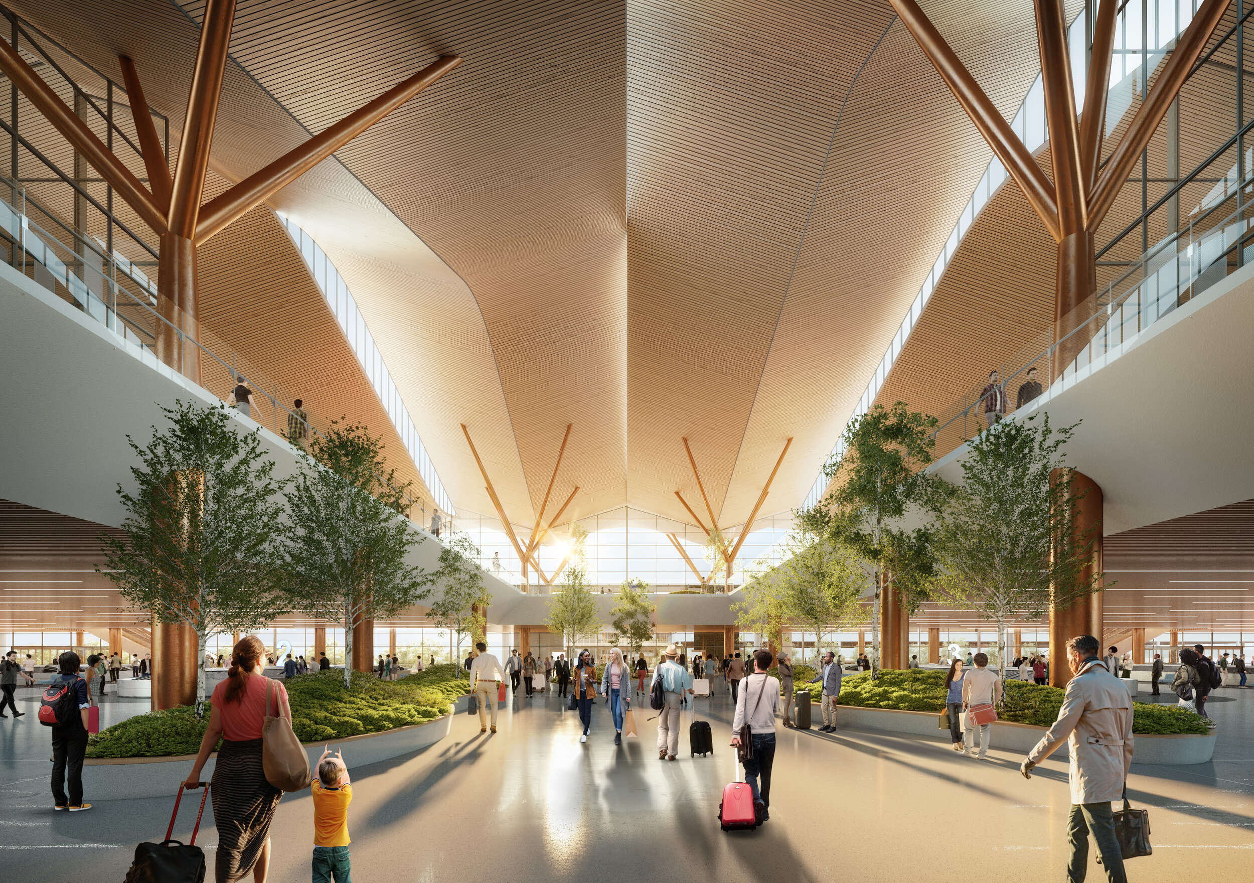 generated concept for pittsburgh international airport